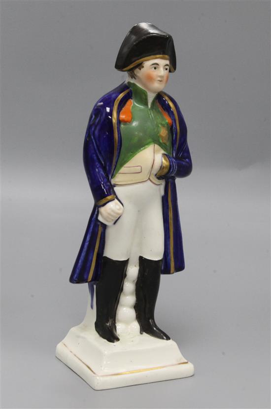 A Staffordshire Napoleon figure, height 27cm